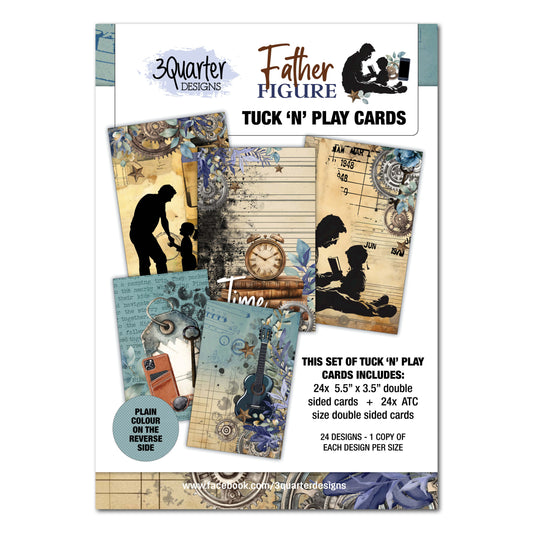 3Quarter Designs Tuck 'n'Play Cards - Father Figure