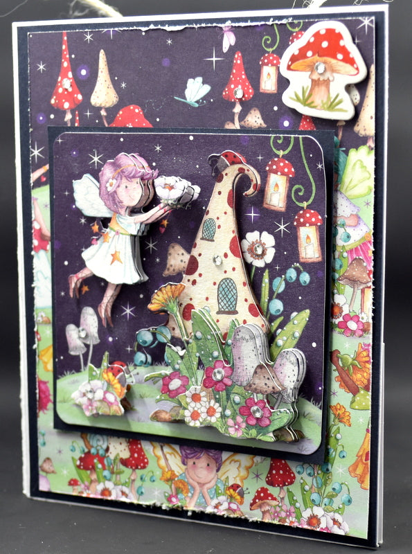 TK Paper Boutique Ready to Assemble Card Making Kit - Fairy Concertina Card Kit