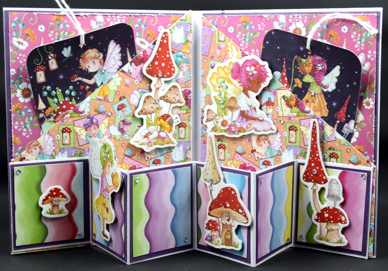 TK Paper Boutique Ready to Assemble Card Making Kit - Fairy Concertina Card Kit