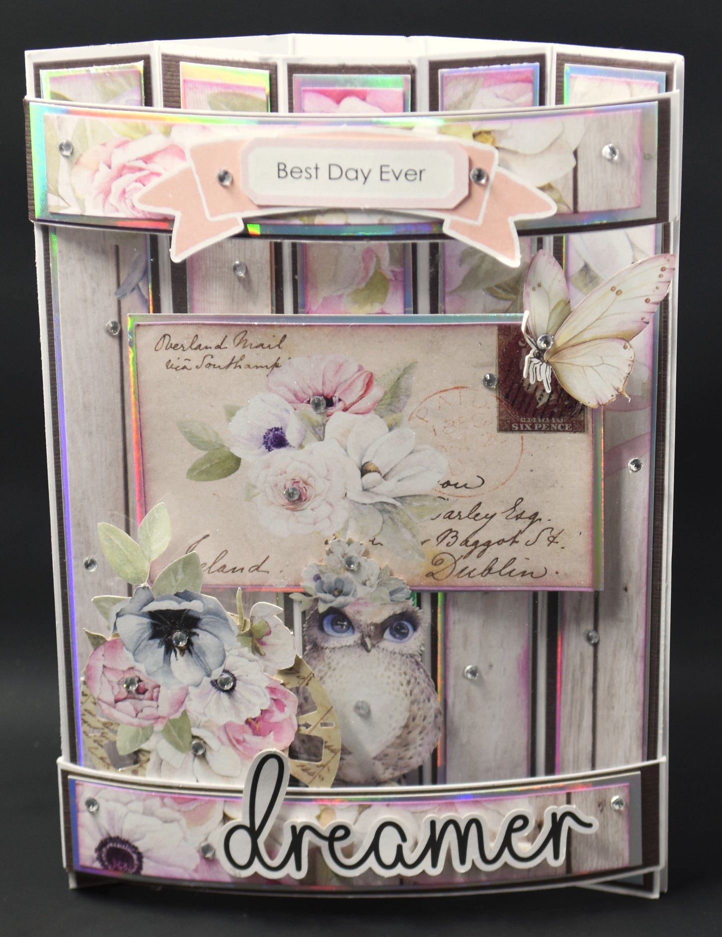 TK Paper Boutique Ready to Assemble Card Making Kit - 5x7 Bendy Shadow Box Cards