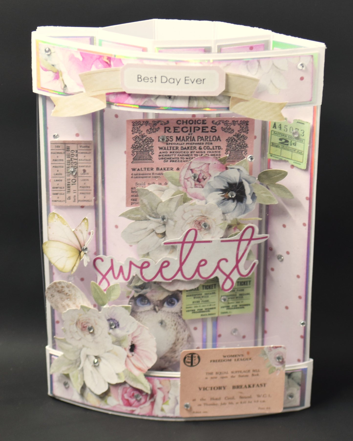 TK Paper Boutique Ready to Assemble Card Making Kit - 5x7 Bendy Shadow Box Cards