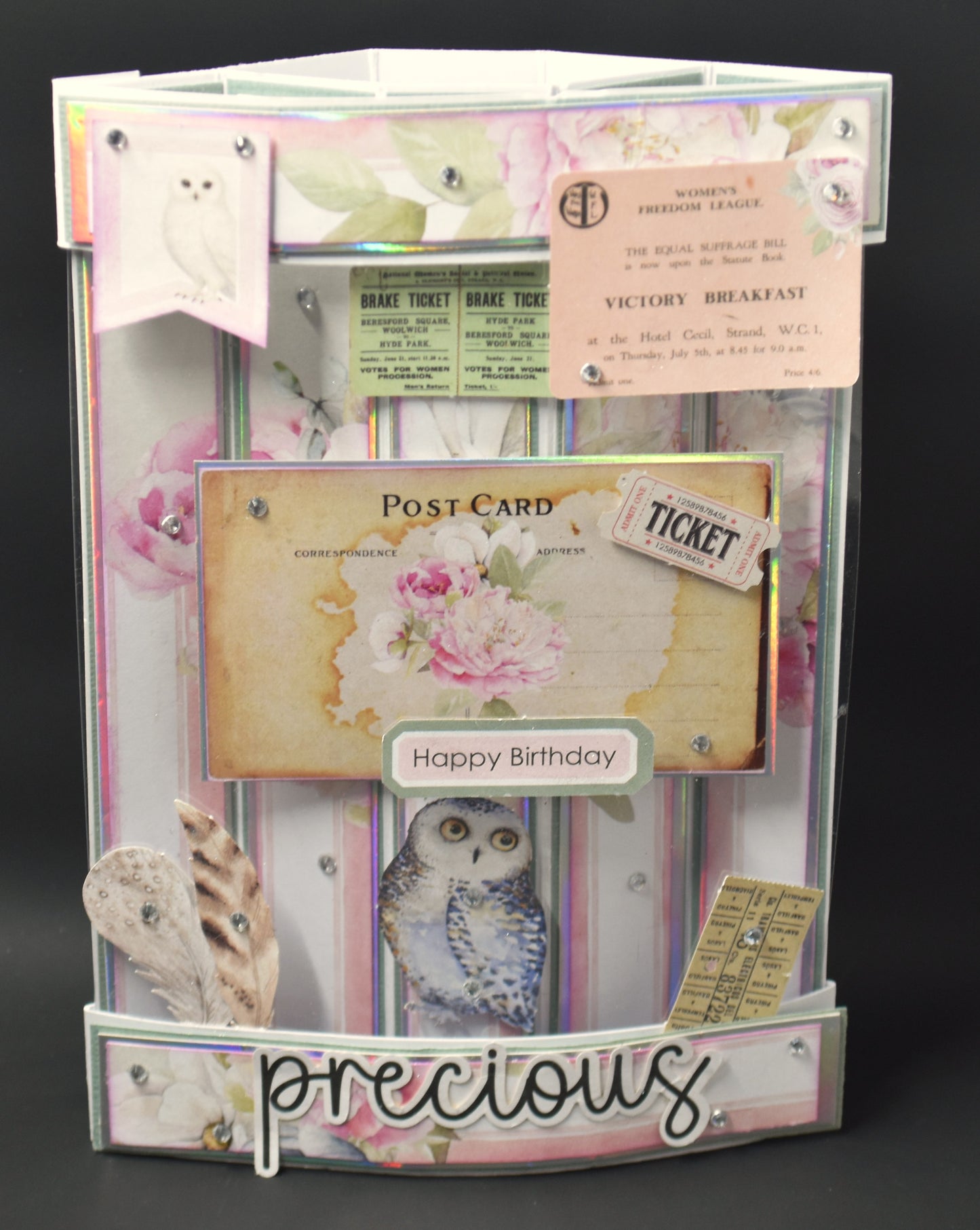 TK Paper Boutique Ready to Assemble Card Making Kit - 5x7 Bendy Shadow Box Cards