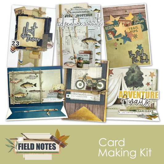 Uniquely Creative Card Making Kit - August - Field Notes