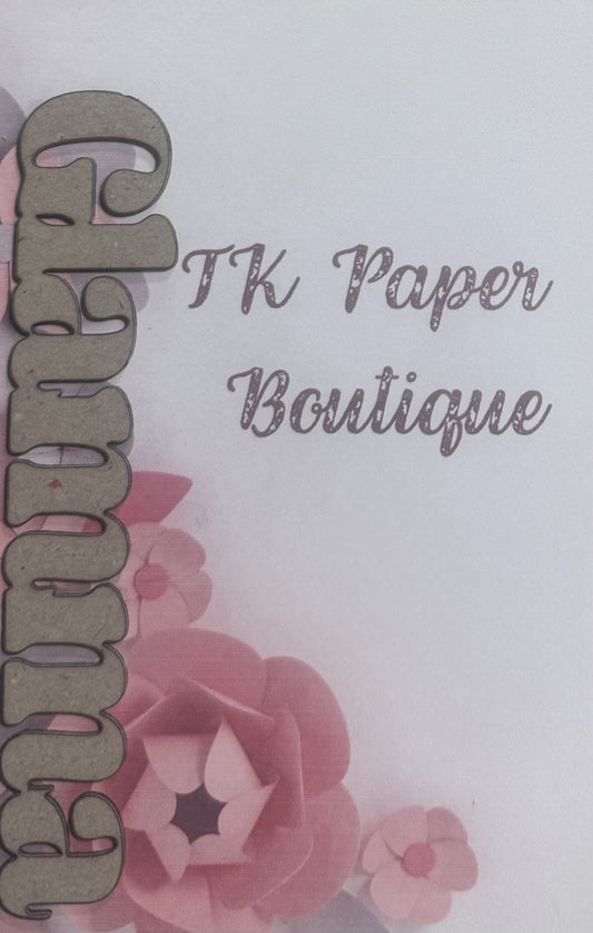 TK Paper Boutique Laser Chipboard - Glamma