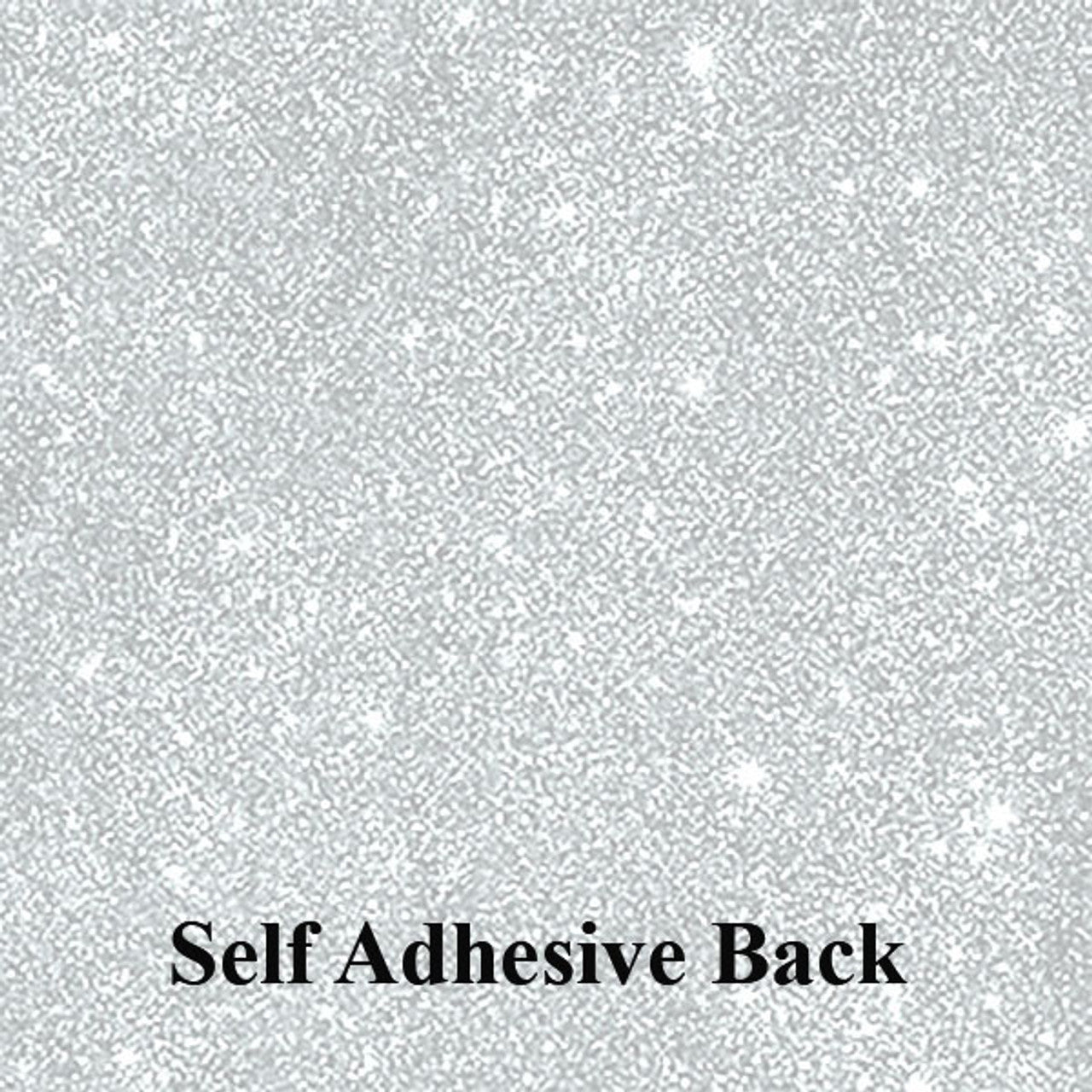 Downunder Direct 12x12 Adhesive Glitter Cardstock- White