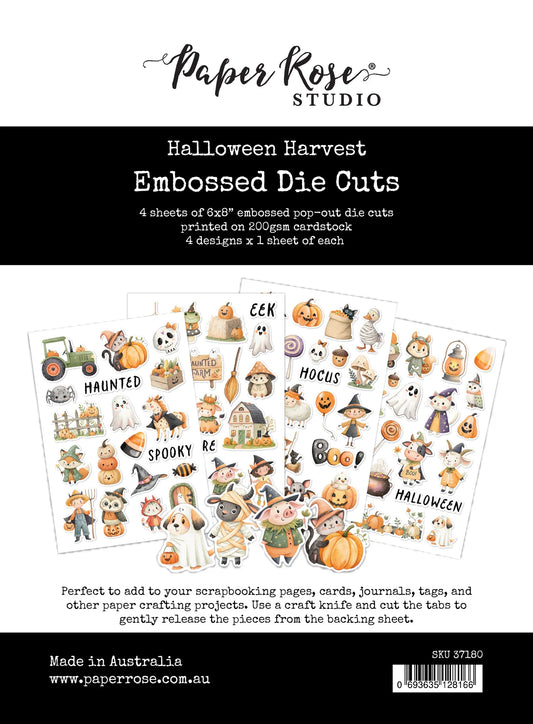 Paper Rose Studio Embossed Die Cuts - Halloween Harvest