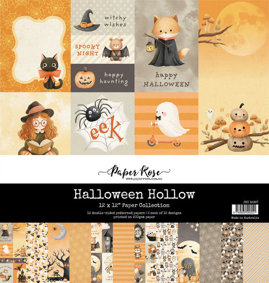 Paper Rose Studio 12x12 Double Sided Paper Pack - Halloween Hollow