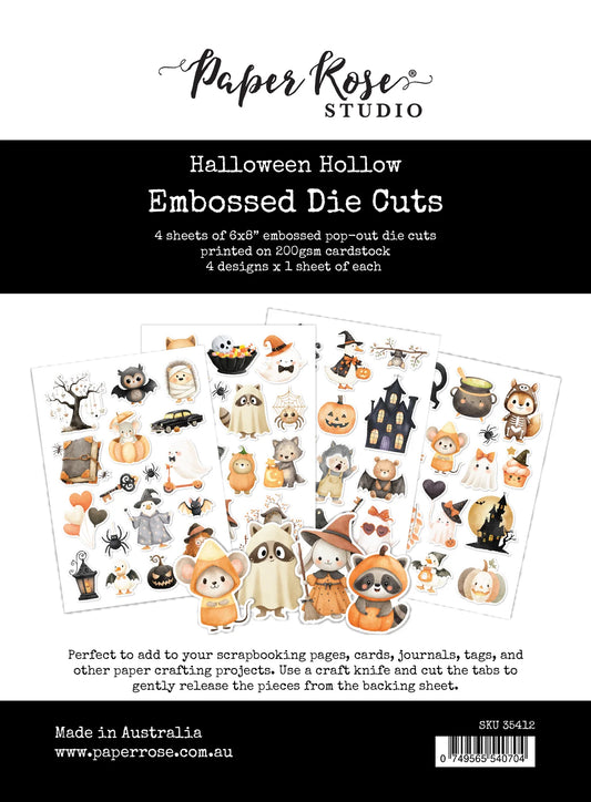 Paper Rose Studio Embossed Die Cuts- Halloween Hollow