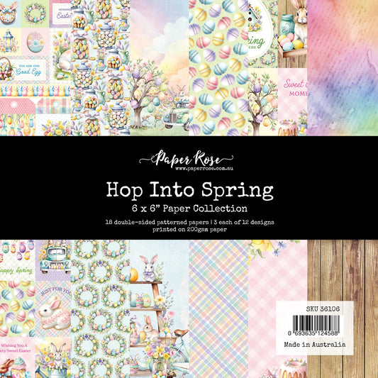 Paper Rose Studio 6x6 Paper Pack- Hop Into Spring