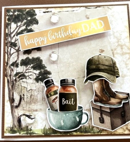 TK Paper Boutique Ready to Assemble Card Making Kit - Assorted Male Cards
