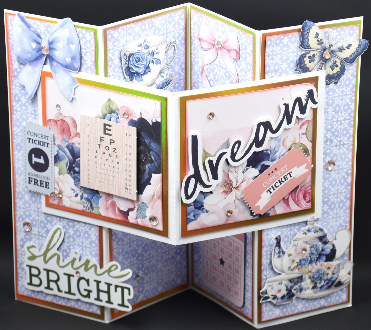TK Paper Boutique Ready to Assemble Card Making Kit- Pop Out Panel Card