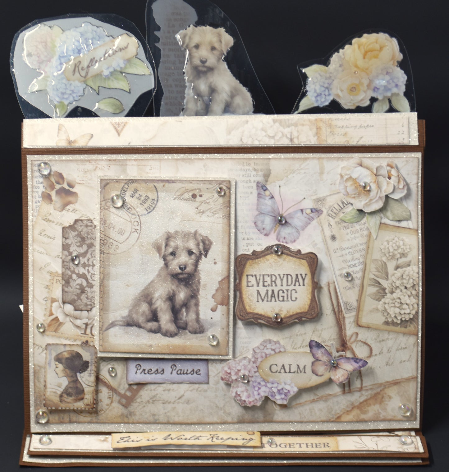 TK Paper Boutique Ready to Assemble Card Making Kit- Inside Out Easel Cards