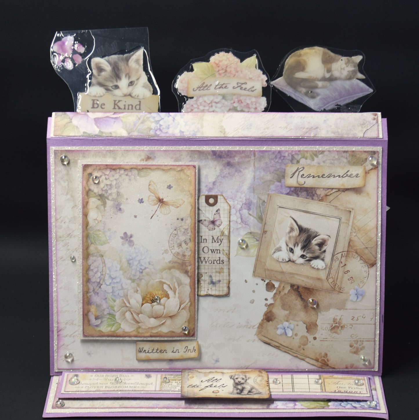 TK Paper Boutique Ready to Assemble Card Making Kit- Inside Out Easel Cards