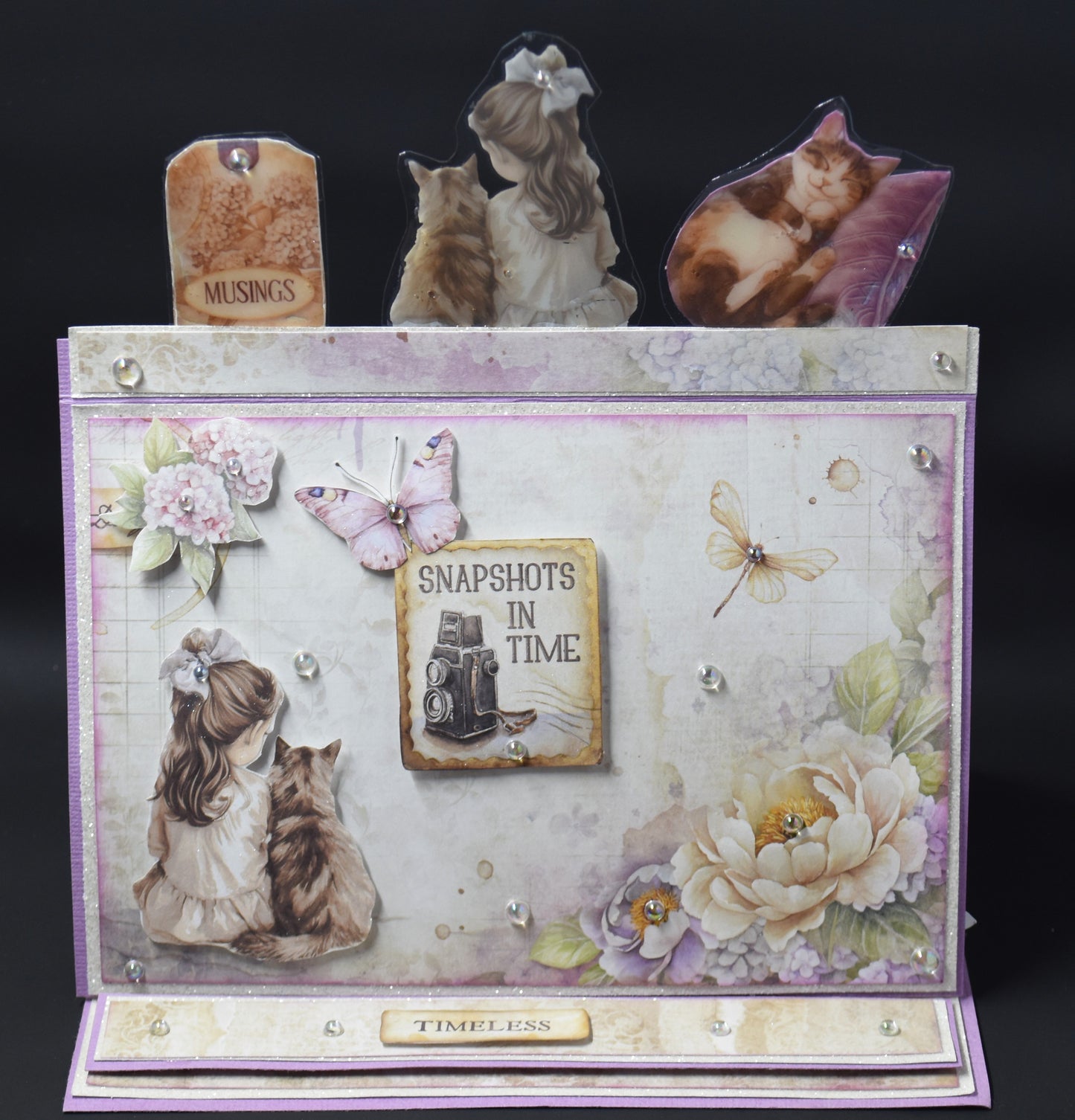 TK Paper Boutique Ready to Assemble Card Making Kit- Inside Out Easel Cards