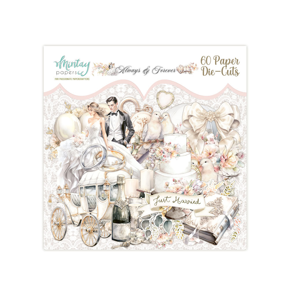 Mintay Papers Ephemera 60 pc Die Cut - Always and Forever