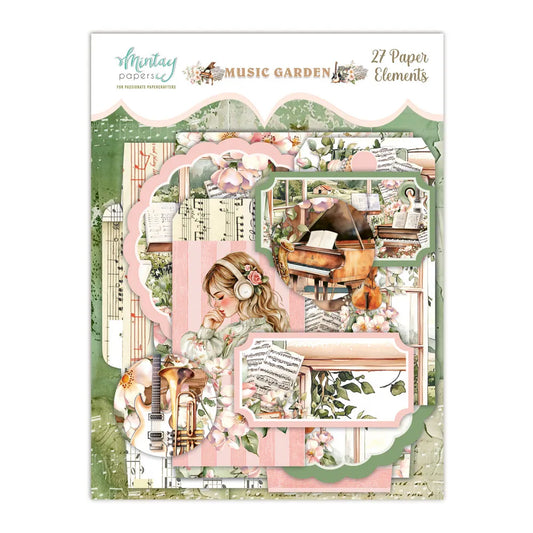 Mintay Paper Elements- Music Garden 27pcs