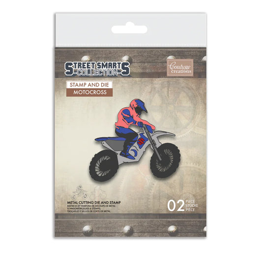Couture Creations Stamp & Die - Street Smarts Collection - Motocross