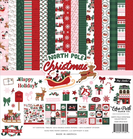 Echo Park 12x12 Double Sided Paper Pack - North Pole Christmas