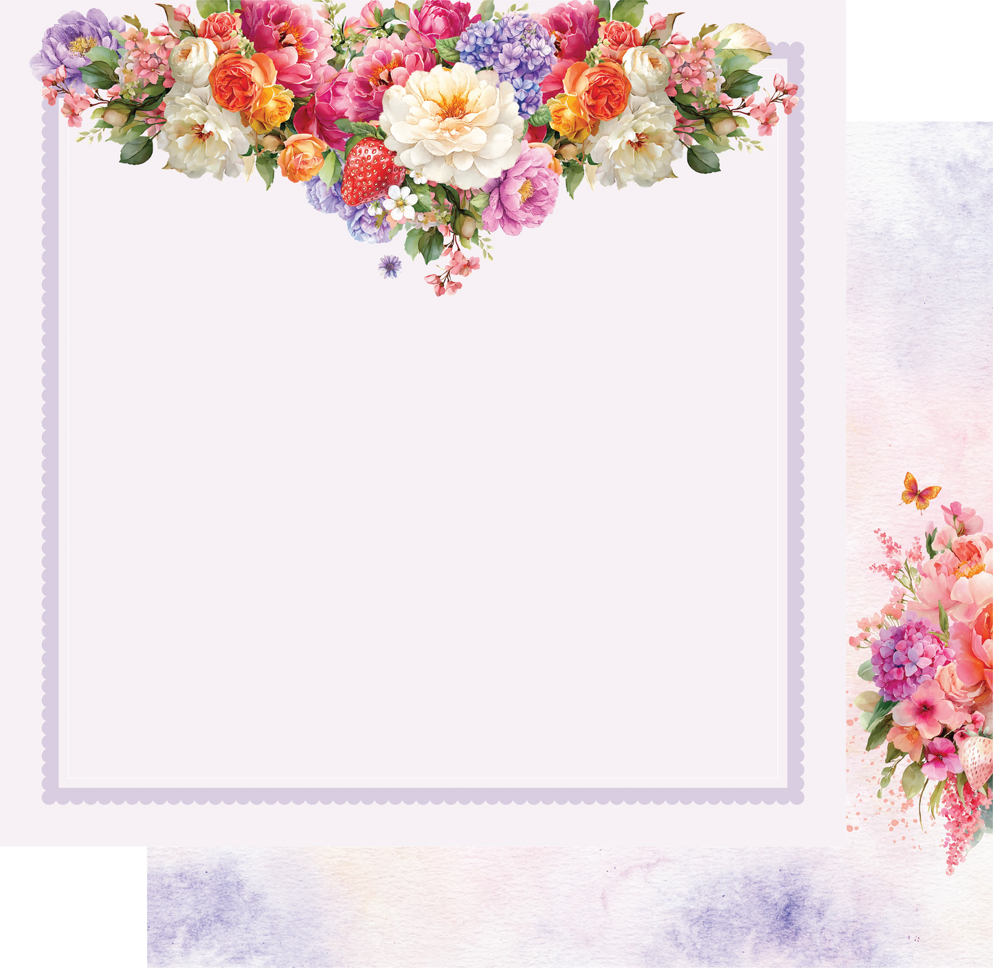 Uniquely Creative 12x12 Double Sided Paper -Oh So Lovely- Oh Hello There
