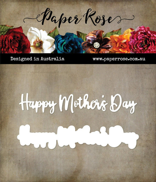 Paper Rose Studio Metal Die - Happy Mother's Day Layered Die