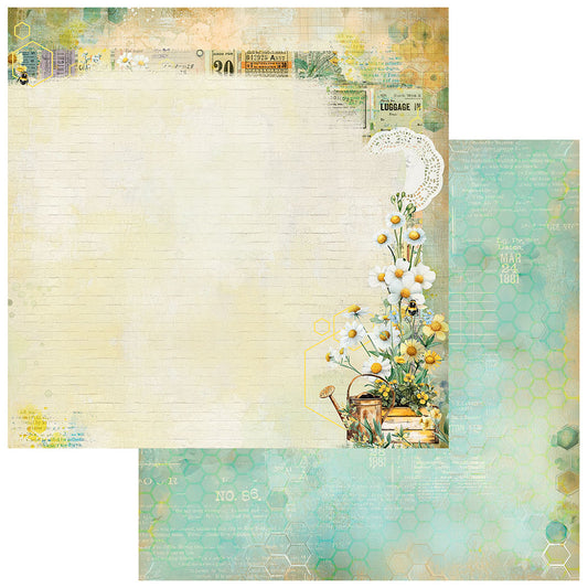 PhotoPlay 12x12 Double Sided Paper -Botanical Buzz- Lush