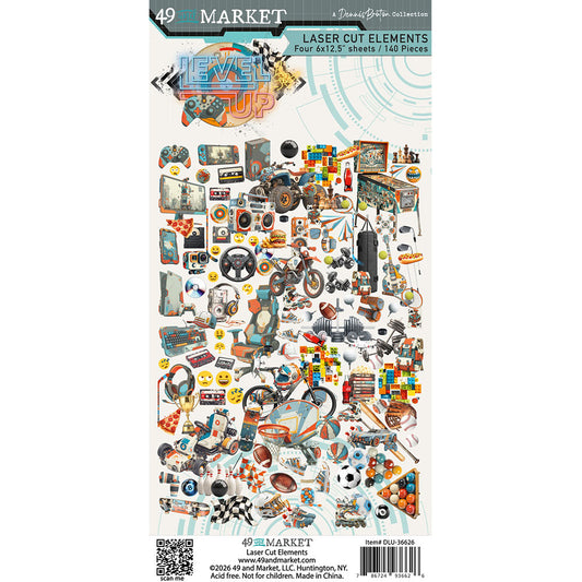 49 and Market Laser Cuts- Level Up- 140pcs