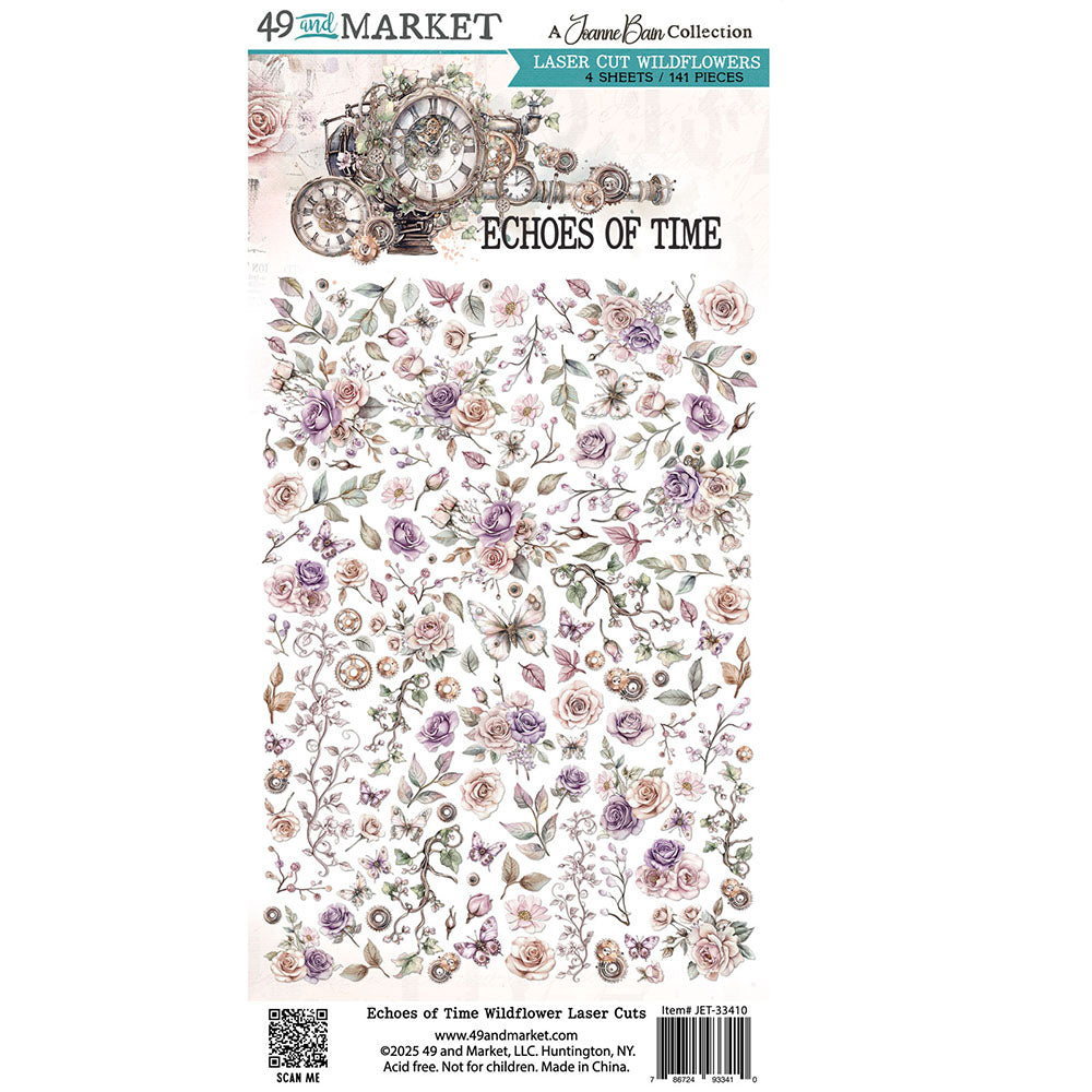49 and Market Laser Cuts - Echoes of Time- Wildflowers
