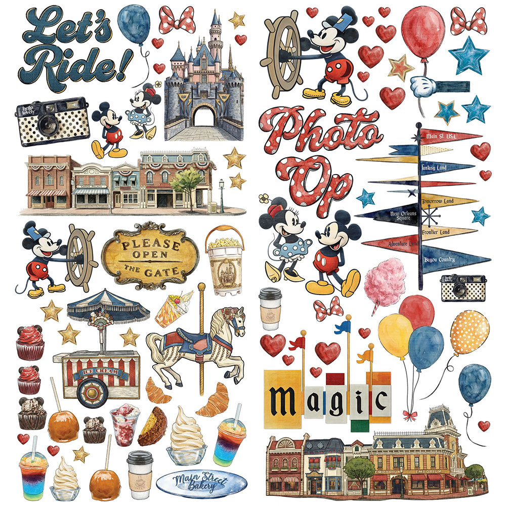 49 and Market Laser Cuts- Mouse & Co - 148 pcs
