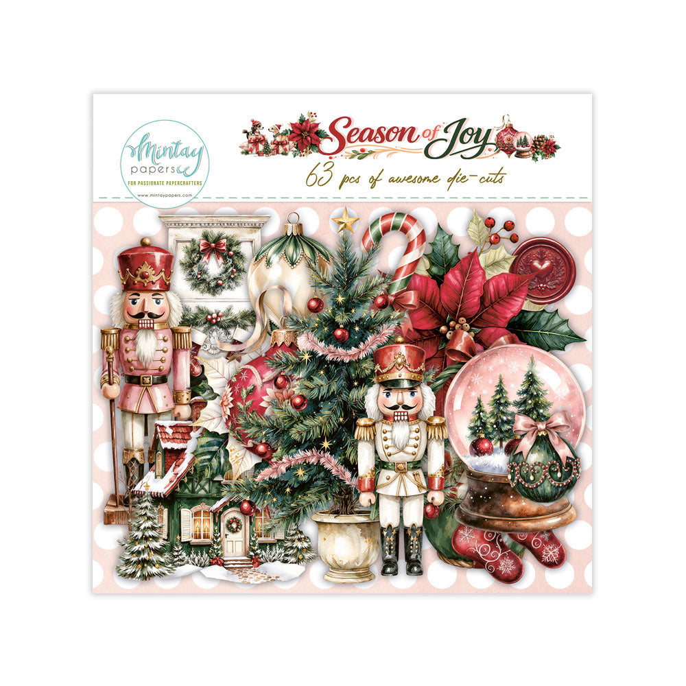 Mintay Papers Ephemera Pack - Season of Joy 63 pcs