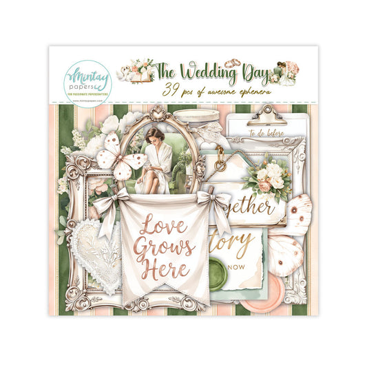 Mintay Ephemera Pack - The Wedding Day - 39 pcs