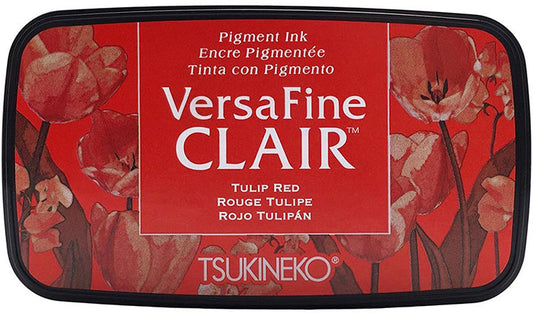 Tsukineko Versa Fine Clair Ink Pad - Tulip Red