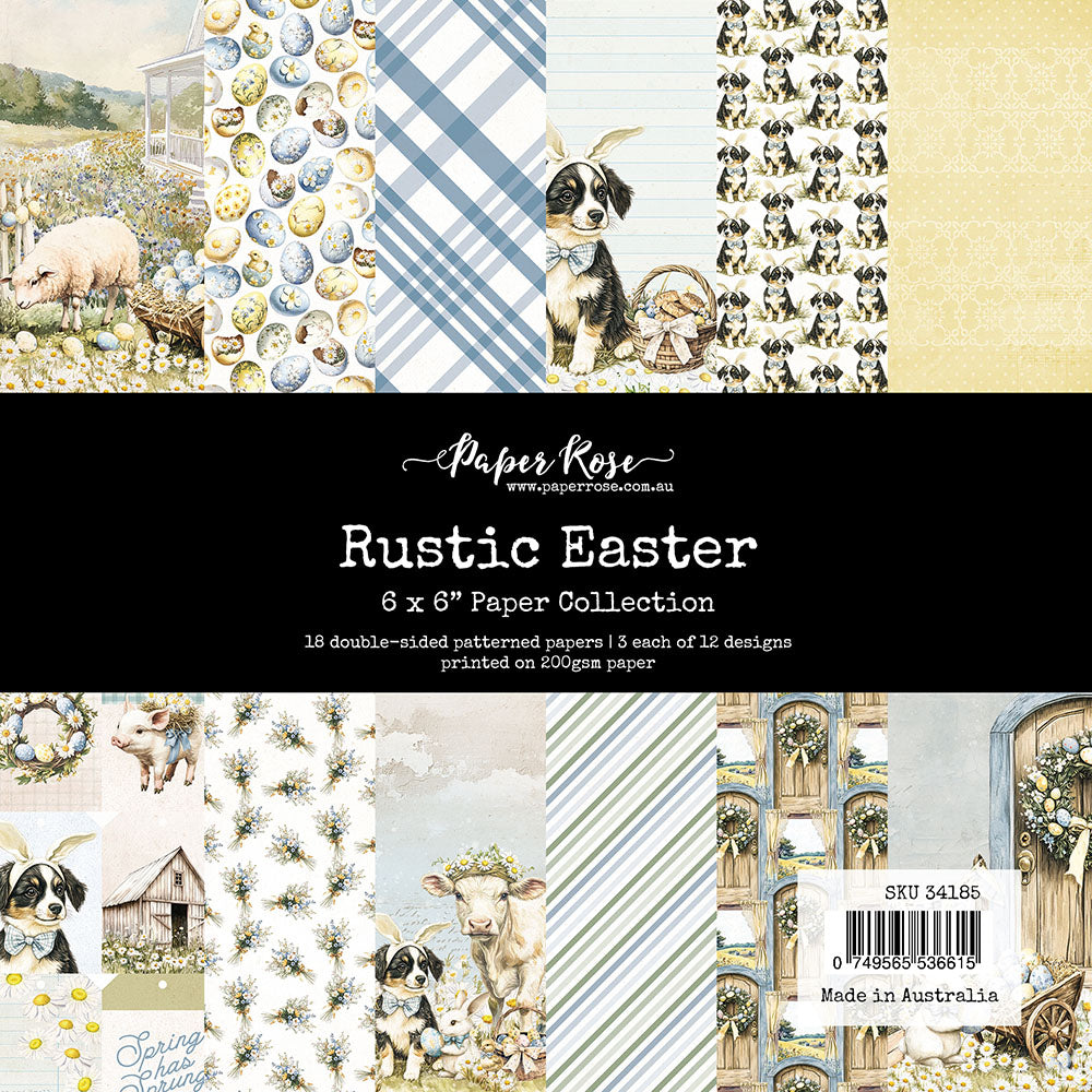Paper Rose Studio 6x6 Paper Pad - Rustic Easter