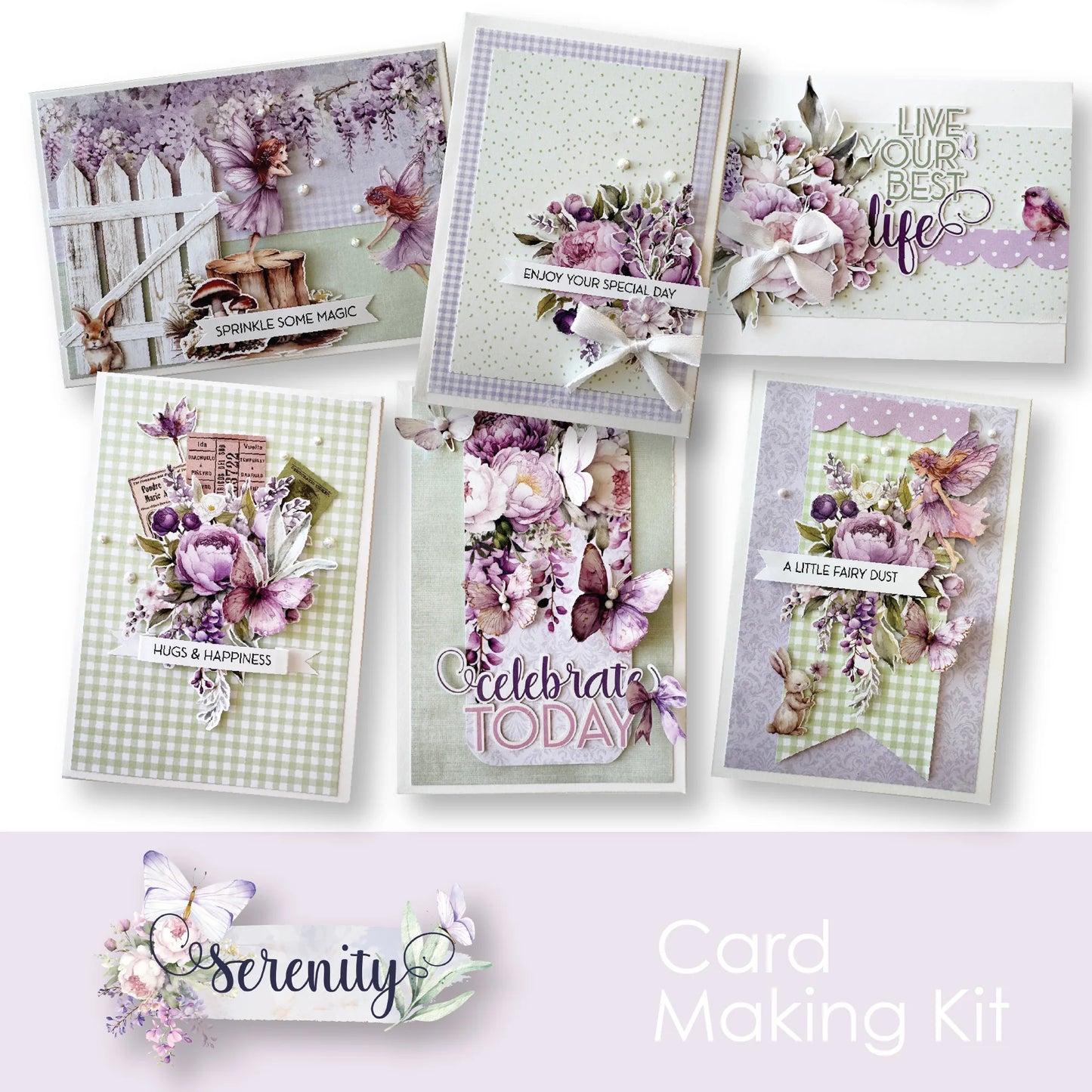 Uniquely Creative Card Making Kit  - Serenity
