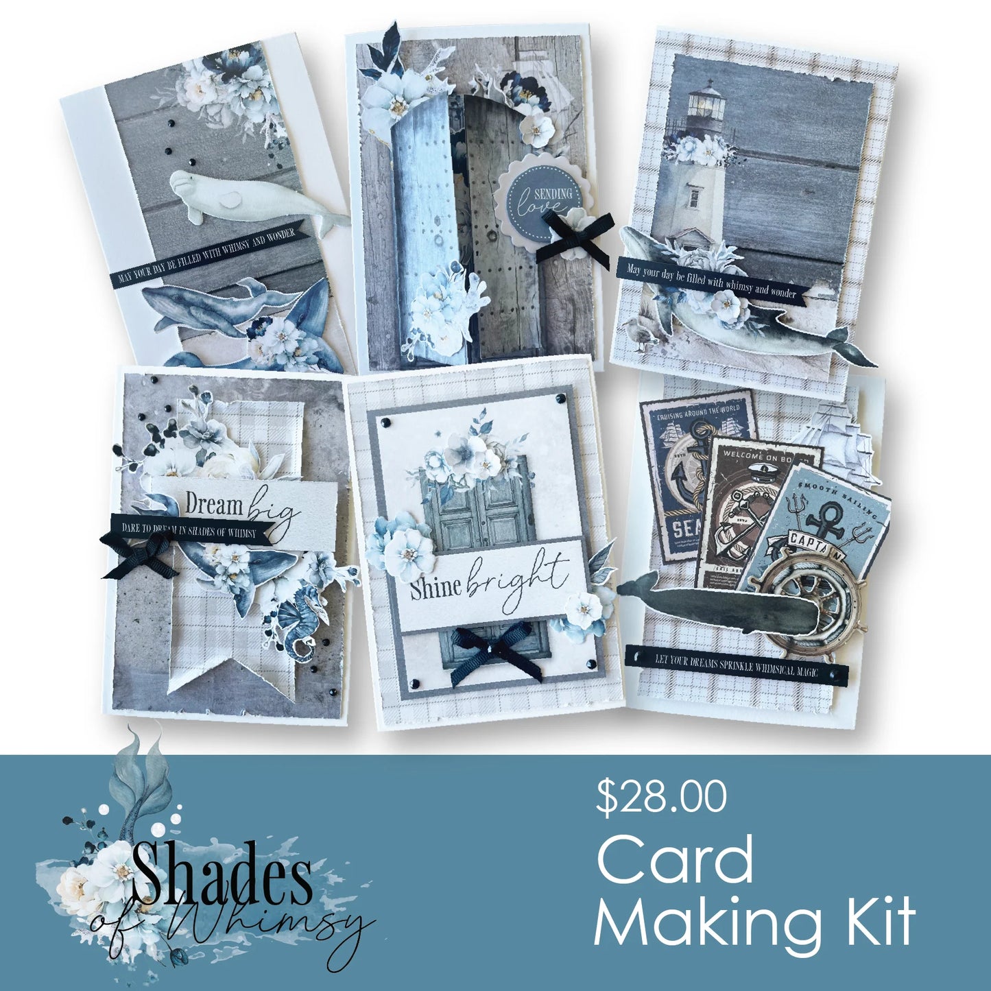 Uniquely Creative Card Making Kit- Shades of Whimsy