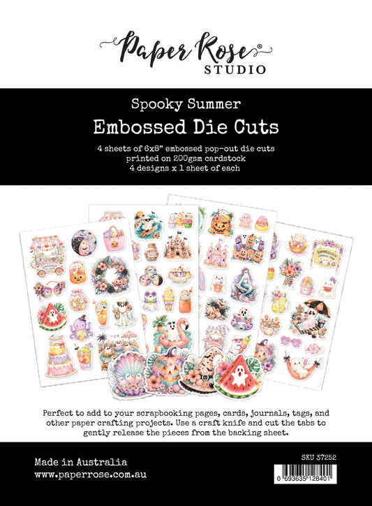Paper Rose Studio Embossed Die Cuts- Spooky Summer