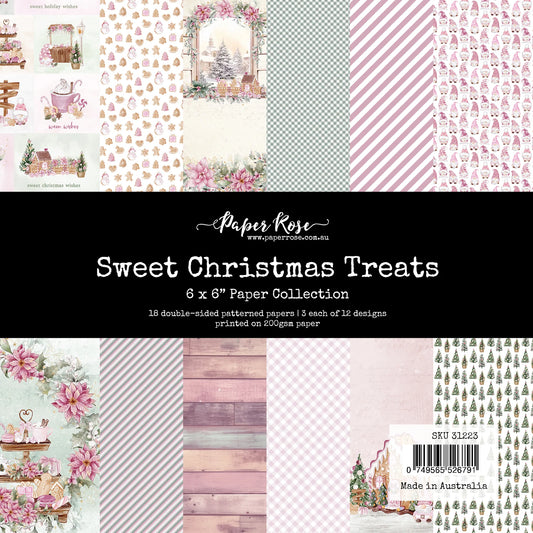 Paper Rose Studio 6x6 Paper Pad - Sweet Christmas Treats