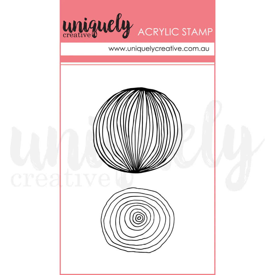 Uniquely Creative Acrylic Stamp - Doodle Designs Texture Stamp
