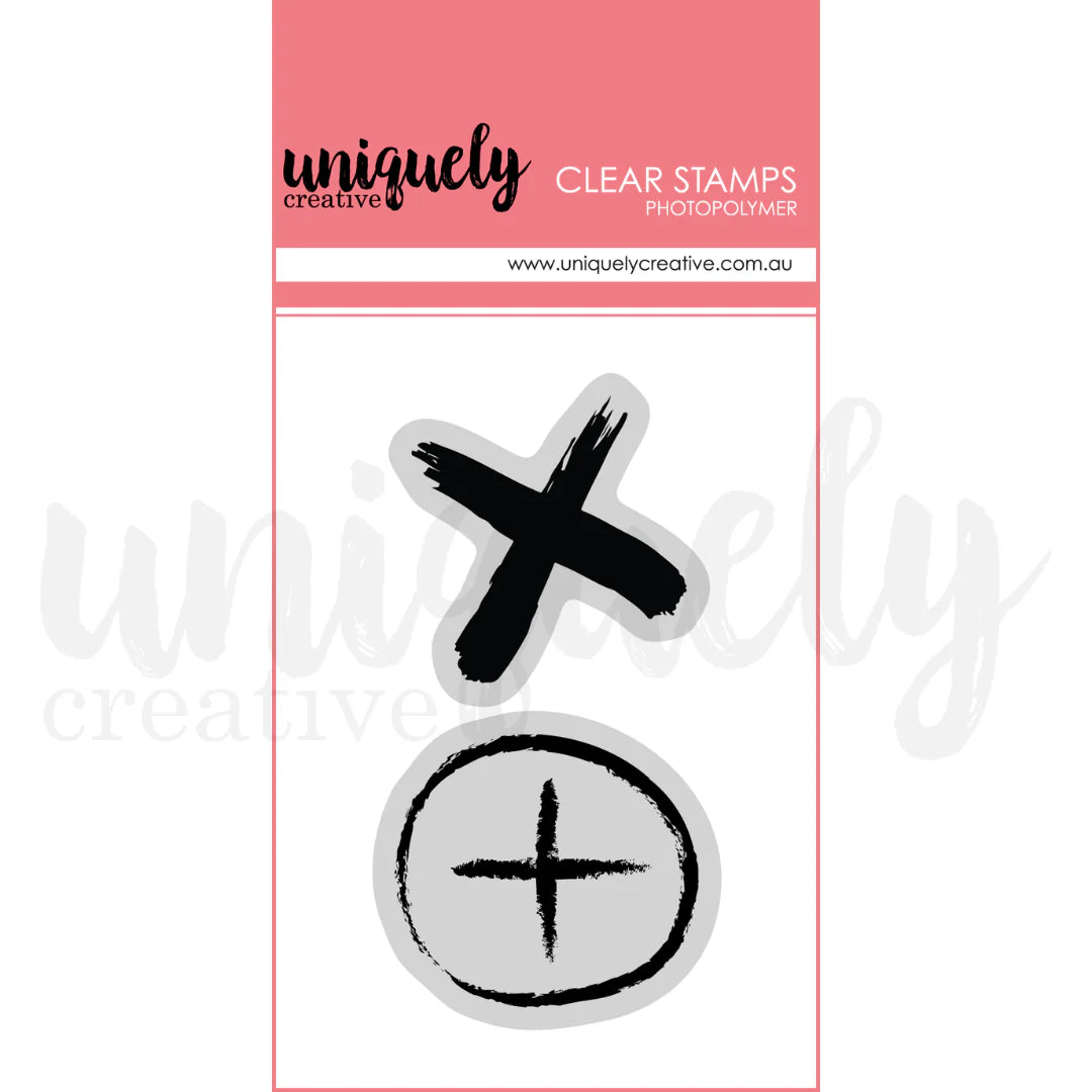 Uniquely Creative Clear Photopolymer Stamp- Grunge Markers