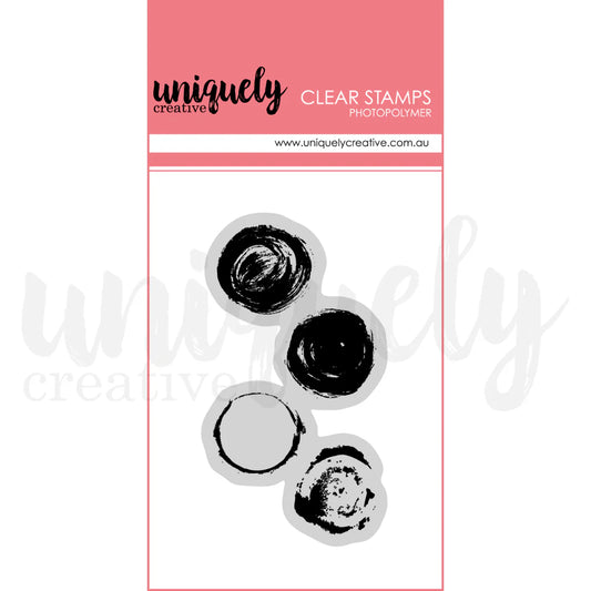Uniquely Creative Clear Photopolymer Stamp- Circular Vibes