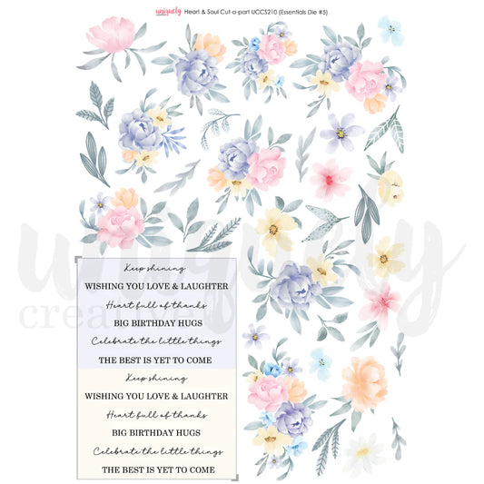Uniquely Creative Cut-a-Part Sheet - Heart & Soul