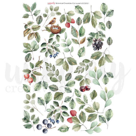 Uniquely Creative Cut-a-Part Sheet - Botanical Chronicles