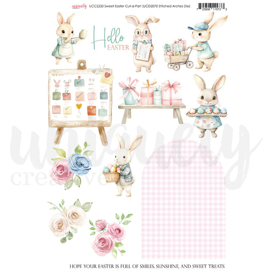 Uniquely Creative A4 Cut-a-Part Sheet- Sweet Easter