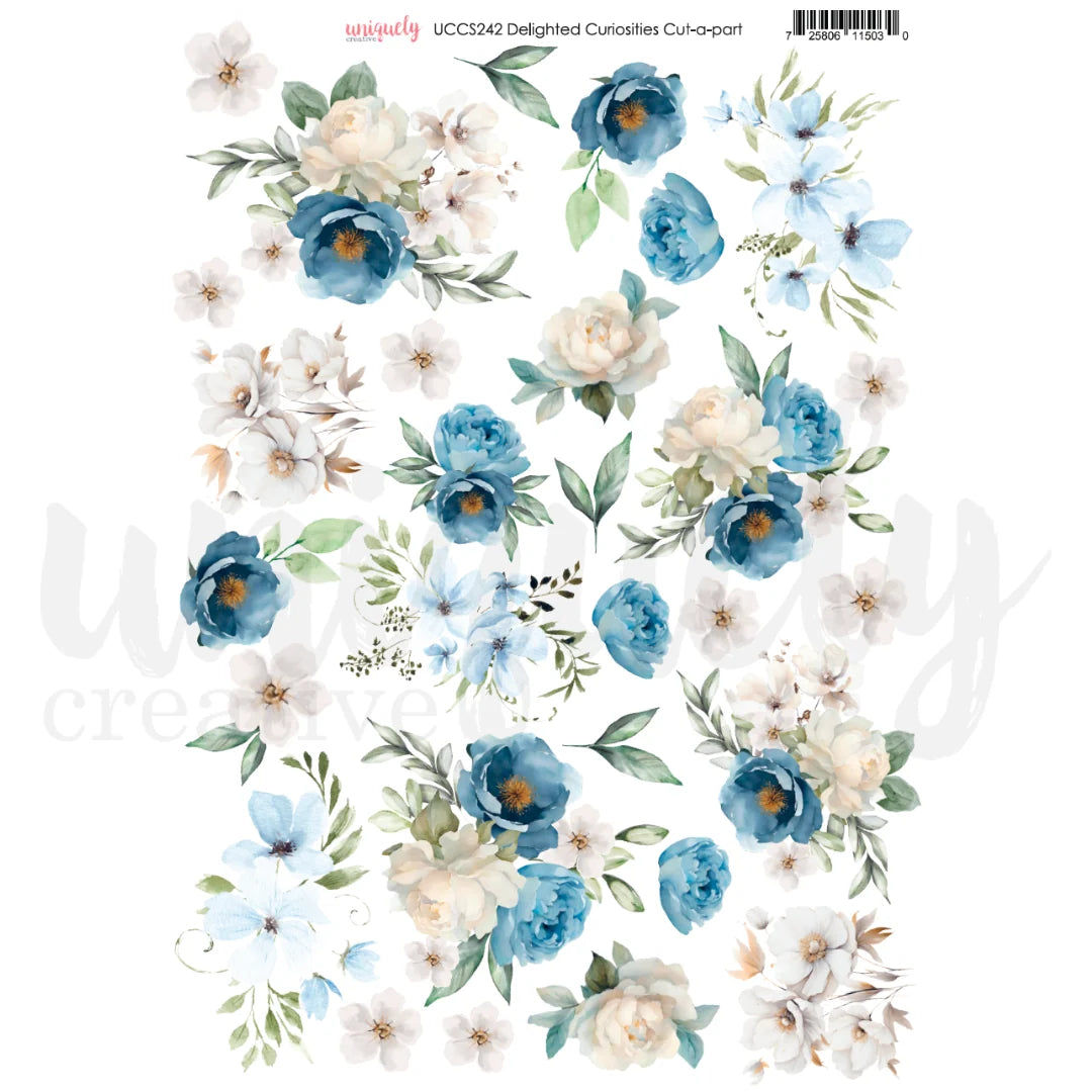 Uniquely Creative Cut-a-Part Sheet- Delighted Curiosities