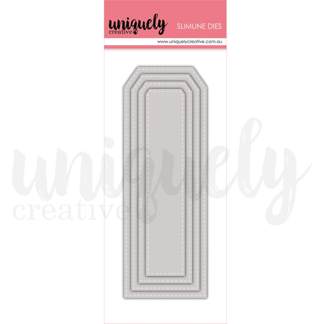 Uniquely Creative Slimline Dies- Slim Stitched Nesting Rectangle