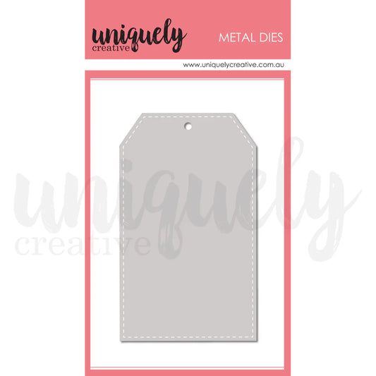 Uniquely Creative Metal Dies - Stitched Essentials Tag Die