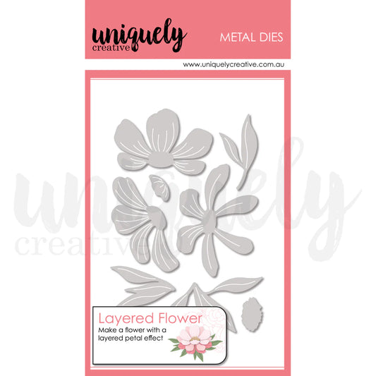 Uniquely Creative Metal Dies- Layered Flower