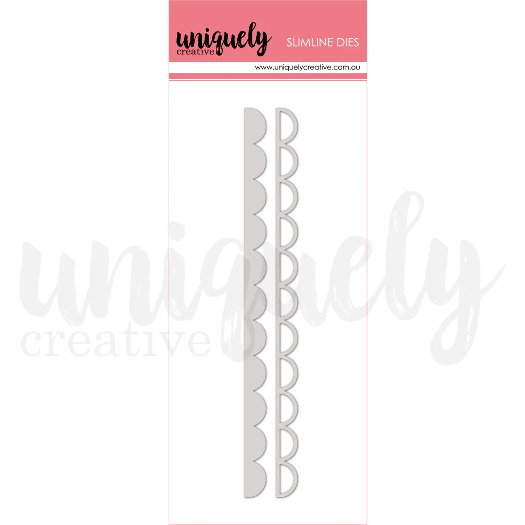 Uniquely Creative Slimline Dies - Slimline Scallop Strip