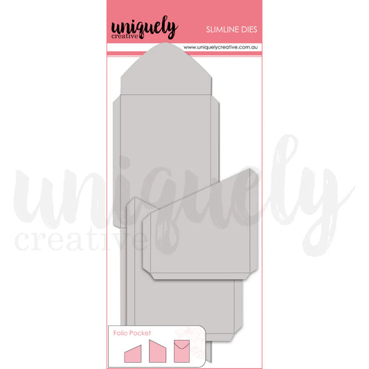 Uniquely Creative Slimline Die- Folio Pocket Die