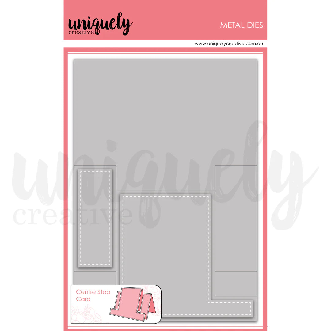 Uniquely Creative Metal Die- Centre Stepper Card Die