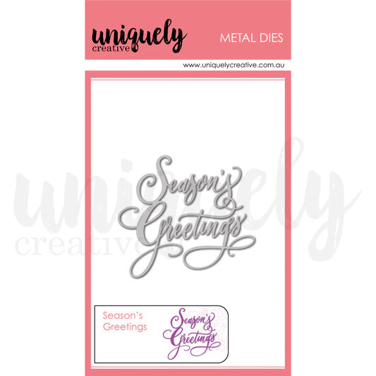 Uniquely Creative Metal Dies - Season's Greetings